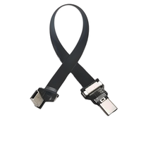 Câble de charge de données USB de type C mâle femelle à mini USB 5P mâle femelle angulaire FPV FPC pour tablette appareil photo