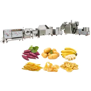 50kg-200kg semi-automatic potato chips making machine french fries production line with low cost