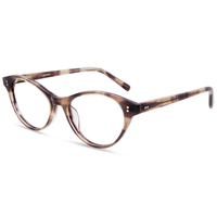 Haute qualité acétate violet couleur Designer clair mode optique lunettes montures optiques pour femmes
