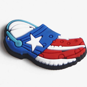 Breloques de chaussures personnalisées de Porto Rico en gros, accessoires de chaussures en PVC à thème dessin animé, breloques porte-bonheur pour sabots des Portoricains, vente chaude - Product Image 2