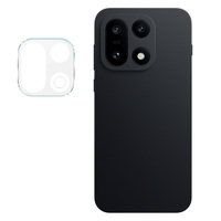 Film de protection d'objectif d'appareil photo en verre trempé transparent noir 9H HD pour OnePlus 15 / Ace6 / 6T / Turbo 6 6V