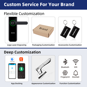 Liliwise Tùy Chỉnh Bán Buôn Lỗ Mộng Khóa Cửa Không Thấm Nước Tuya Tetlock Thông Minh Kỹ Thuật Số Keyless Ổ Khóa Cửa Máy Ảnh Thông Minh Khóa - Product Image 6