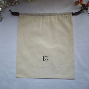 Promotion Custom Logo Printed Cotton Gift Handbag Luxury Cotton <b>Wigs</b> Storage Custom Organic Colico Cotton Muslin Pouch Dust Bag - Product Image 3
