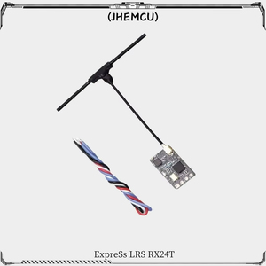 Oferta Especial: Radio de Largo Alcance JHEMCU ExpressLRS RX24T 2.4G ELRS de Metal Nano para Drones de Carreras, Piezas DIY LR4 LR5 - Product Image 5