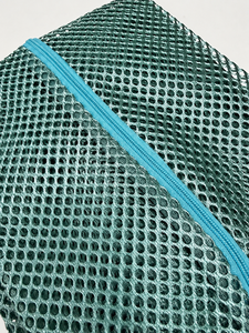 Bolsa de lavandería de malla gruesa tipo esquina de 40x50cm con cremallera, bolsa de almacenamiento de ropa para organizar prendas diarias, venta al por mayor - Product Image 4