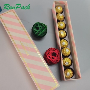 Custom Kraft Corrugated Paperboard <strong>Rectangle</strong> <strong>Chocolate</strong> Pastry Candy Cookie Luxury <strong>Packaging</strong> Boxes Wholesale - Product Image 1