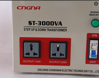 Prix d'usine Convertisseur de tension 110v vers 220v ST-500VA Step-up&Transformers 3000VA 220v vers 110v Transformateurs pour la maison