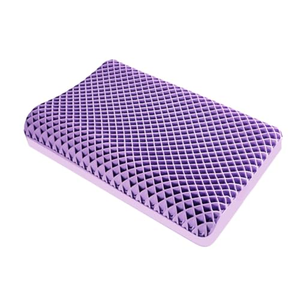 Oreiller de soutien cervical rectangulaire moderne en gel rafraîchissant et respirant, non toxique, lavable, idéal pour l'été, couleur unie - Product Image 3