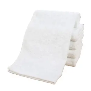 Promotional White Bleach Proof Salon Towels Wholesale Cheap Cotton Terry Towel For Hand, Face & Hair Use