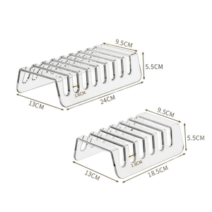 Organizzatore per Telefoni e Tablet in Confezione da 2, Materiale PET Trasparente, Opzioni a 8 o <span class=keywords><strong>6</strong></span> Scomparti, Organizzazione Efficiente del Desktop - Product Image 1