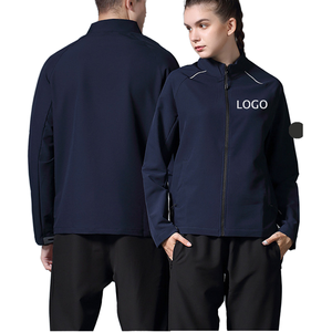 Custom LOGO <b>Sunscreen</b> Spring and Autumn Quick Drying Stand up Collar Sports Long Sleeved Unisex Jacket for Couple Fitness Sports - Product Image 1