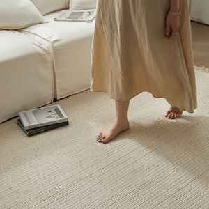 Alfombra Moderna <span class=keywords><strong>de</strong></span> Lujo, Hecha a Máquina, con Rayas, Antideslizante, Impermeable, Resistente a las Manchas, Ecológica, <span class=keywords><strong>de</strong></span> Nailon, Rectangular, Decorativa, Grande - Product Image 5