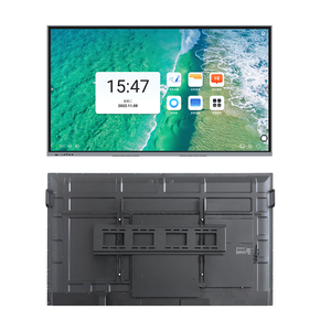 Papan tulis interaktif Android 4K, Monitor interaktif layar sentuh Harga papan pintar 55 65 inci LED 80 16:9