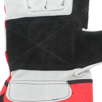 Gants de soudage en cuir MaxiTough de 10,5 pouces, résistants à la chaleur, doublure en coton polaire, manchette de sécurité, flexibles, résistants au froid, gants de travail