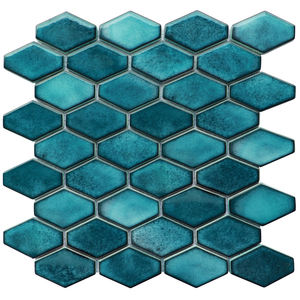Tuile de mosaïque en verre émaillé irrégulier pour la décoration murale - Product Image 4
