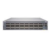 QFX5210-64C-AFO2 Switch Jaringan 100GbE 64 Port QSFP28 Layer 3 Store and Forward 2.1Bpps Switch Fiber Kepadatan Tinggi