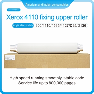 Xerox DC125 DC4110 için 604K67840 4127 D95 D110 Compatible uyumlu üst isıtıcı silindir isı silindiri fotokopi yedek parça yazıcı malzemeleri - Product Image 2