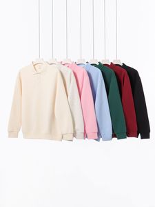 Nueva Colección Otoño/Invierno, Camisa de Manga Larga Unisex de Color Sólido, Cuello Camisero, Algodón Perlado Pesado de 350g, Antiarrugas, Sin Plancha - Product Image 6