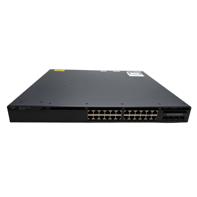 Used Original Gigabit Ethernet Enterprise Network Switch WS-C3650-24TS-E with 24 RJ-45 Ports and Full-Duplex Transmission