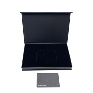 Scatole Regalo per Carte di Credito <span class=keywords><strong>VIP</strong></span> con Stampa Personalizzata del LOGO, Goffratura, Laminazione Opaca, Rivestimento in Spugna, Chiusura Magnetica, Confezione Promozionale - Product Image 4