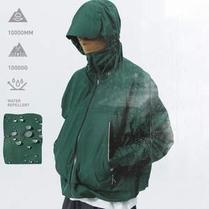 <b>Men</b> Spring Autumn <b>Lightweight</b> Waterproof Anorak Windbreaker Outdoor Hiking <b>Jackets</b> Coats UK for Cycling Outdoor Activities - Product Image 2