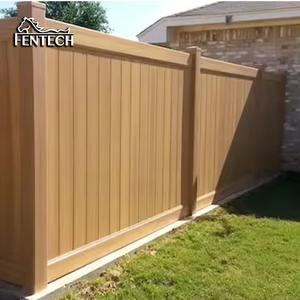 Panneaux de clôture de confidentialité en vinyle blanc Fentech 6x8 clôtures en plastique blanc pour jardin - Product Image 2