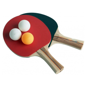 Raqueta de tenis de mesa de madera duradera al por mayor con púas de goma, mango recto, ligera, para práctica diaria - Product Image 1