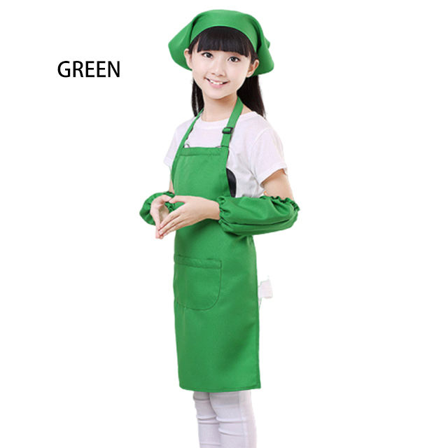 Vert (tablier + manche + chapeau)