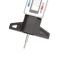 Jauge numérique de profondeur de bande de roulement de pneu 0-25 mm, outil de mesure à aiguille métallique