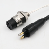 Conector Submarino Circular Compatible con Subconn, 10A de Corriente, 2-4 Pines, Soporta una Tensión de 70 MPa