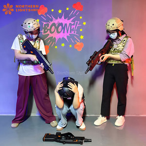 Pistolet <span class=keywords><strong>laser</strong></span> à détection intelligente avec gilet, jeu d'étiquettes <span class=keywords><strong>laser</strong></span> pour enfants et adultes, 16 pièces - Product Image 3