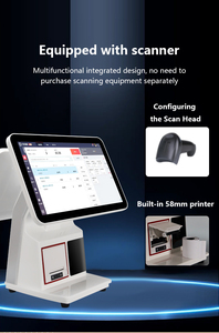 Terminal Punto <span class=keywords><strong>de</strong></span> <span class=keywords><strong>Venta</strong></span> Todo en Uno con Pantalla Táctil <span class=keywords><strong>de</strong></span> 15.6 Pulgadas, Sistema POS para Restaurantes y Comercios Minoristas con Caja Registradora - Product Image 4