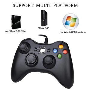 จอยเกมสำหรับคอนโทรลเลอร์ไมโครซอฟท์ เอกซ์บอกซ์ 360 จอยสติ๊กแบบมีสาย จอยแพด คอนโทรลเลอร์เกมแบบ USB สำหรับคอนโซลเอกซ์บอกซ์ 360 และพีซี - Product Image 6