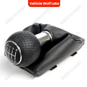 หัวเกียร์รถยนต์ Pareo หุ้มหนัง 6 สปีด สำหรับ Audi A3 S3 8L 8P 2000 2012 ดีไซน์ตามหลักสรีรศาสตร์ - Product Image 4