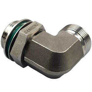 Extremos de perno ajustables de rosca macho BSP de alta calidad y duraderos Tipo de <span class=keywords><strong>mordida</strong></span> 90 Codo Unión hidráulica Conector de tubo Accesorio de tubería - Product Image 3