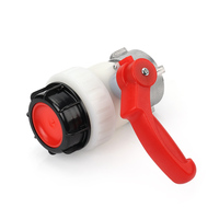 Vanne de réservoir IBC en PP avec noyau en PE A62 A75, raccord femelle S60x6 DN40 DN50, vanne de sortie de gaz manuelle 2 pouces pour stockage de produits chimiques