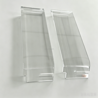 Composants en acrylique transparent usinés sur mesure par CNC, découpe laser, usinage de précision CNC, routage PMMA, pliage, pièces recuites