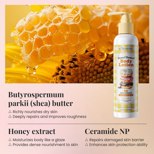 Lotion corporelle nourrissante en profondeur, réparatrice 24h, douce et lisse, pour desserts, gâteaux, beignets, glaces, marque privée personnalisée KORMESIC 200ml - Product Image 4