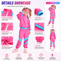 Survêtement de danse hip-hop rétro pour garçon et fille des années 80 et 90, manteau et pantalon, tenues de carnaval pour enfants, costume de discothèque pour enfants
