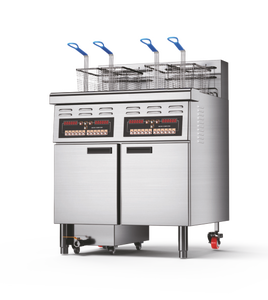 Cao Sản Xuất Thương Mại Điện Tầng Nồi Chiên Khoai Tây Gà Nồi Chiên Với Kỹ Thuật Số Điều Khiển & Tự Động Nâng - Product Image 6