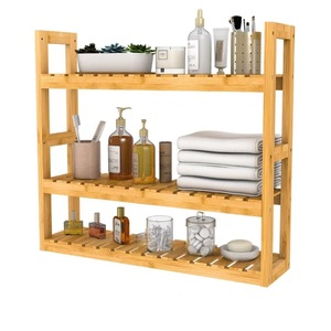 Estante de Baño de Bambú Autonomy, Estante de Madera de 3 Niveles para Montar en la Pared, Solución Ecológica para Organizar Artículos de Baño - Product Image 5