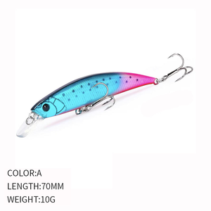 Nouvelle leurre artificielle coulante colorée pour petits poissons 70mm 10g, pour la pêche au Black Bass, leurre dur à longue portée <span class=keywords><strong>Parker</strong></span> 1970s. - Product Image 5