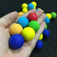Balles en mousse multicolores pour pistolet jouet, recharge de recharge, rondes de remplacement, balles en mousse PUFoam, lot de 100 pièces