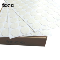 Cache-trous autocollants pour meubles, en plastique imitation bois, cache-vis
