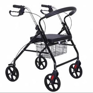 walking rollator <b>walker</b> mobility aids disabled for elderly adults seniors equipment orthopedic rehabilitation training <b>frame</b> - Product Image 3