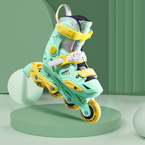 Chaussures à roues dures ajustent la course de démarrage meilleurs patins à roues alignées pour enfants usine professionnelle OEM chaussures à roulettes en ligne agressives - Product Image 5