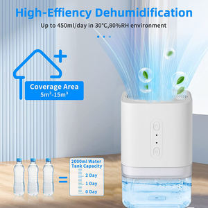 <span class=keywords><strong>2022</strong></span> nuevo diseño portátil interior dormitorio baño hogar deshumidificador 2000ml Pantalla LED controlado por aplicación RV listo - Product Image 2