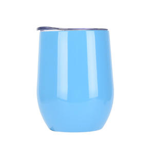 Logo Kustom 360Ml Cangkir Tumbler Berbentuk Telur Kosong Stainless Steel Logam Vakum Dalam Jumlah Besar - Product Image 4