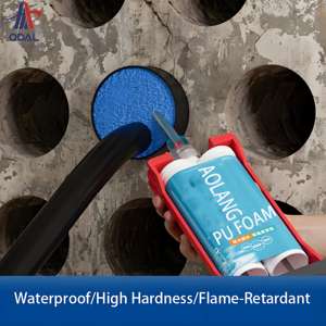 Adhésif en mousse Pu à deux composants ignifuge scellant en mousse étanche et remplissage <span class=keywords><strong>de</strong></span> cavité d'isolation thermique - Product Image 5
