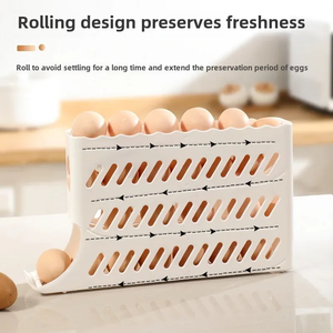 Special <b>Egg</b> Organizer Tool Plastic Material Fridge Side Door <b>Egg</b> Holder for Home Kitchen or Camping Use - Product Image 2